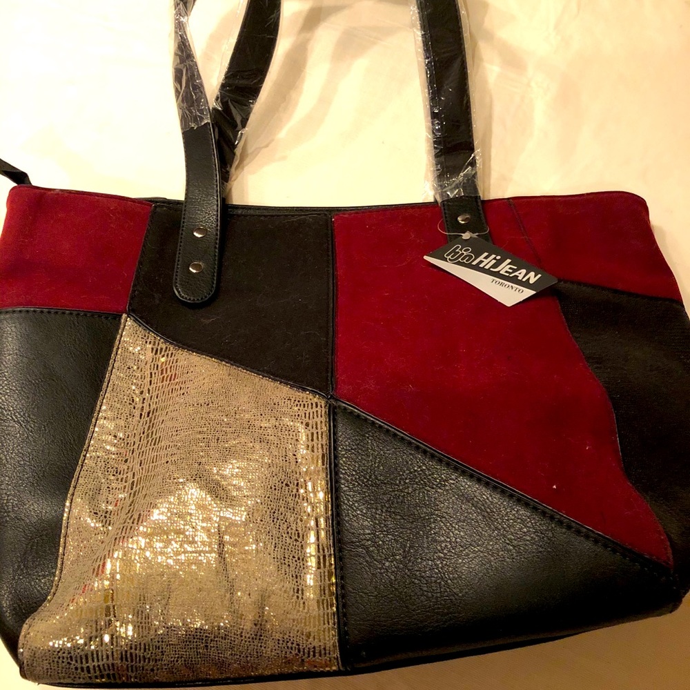 Color block purse